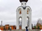 Часовня Александра Невского на мемориальном кладбище советских воинов