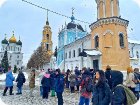 На Соборной площади Коломенского Кремля